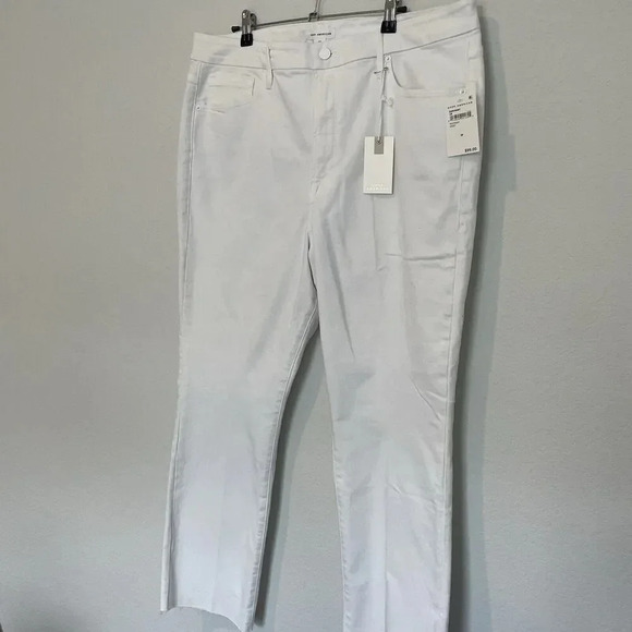 Good American Good Legs Straight Size 20 White Plus Size New - Picture 4 of 6